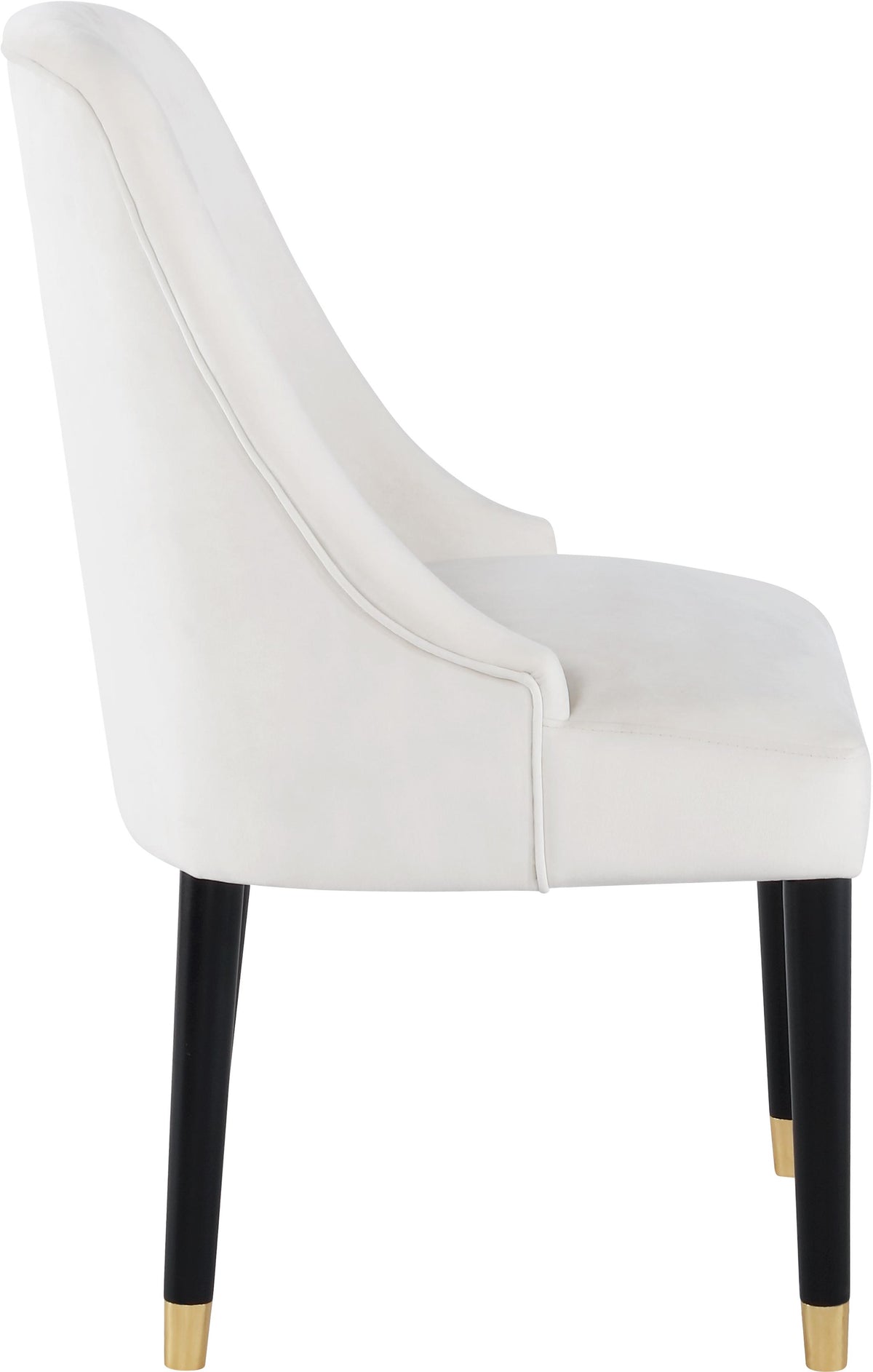Omni Cream Velvet Dining Chair Furniture Direct (NJ)