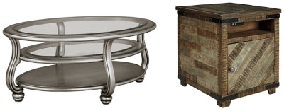 Coralayne Signature Design 2-Piece Table Set