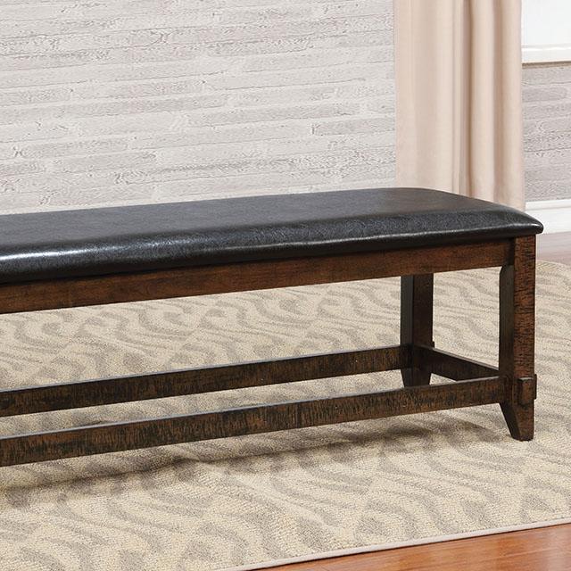 MEAGAN I Brown Cherry/Espresso Bench image