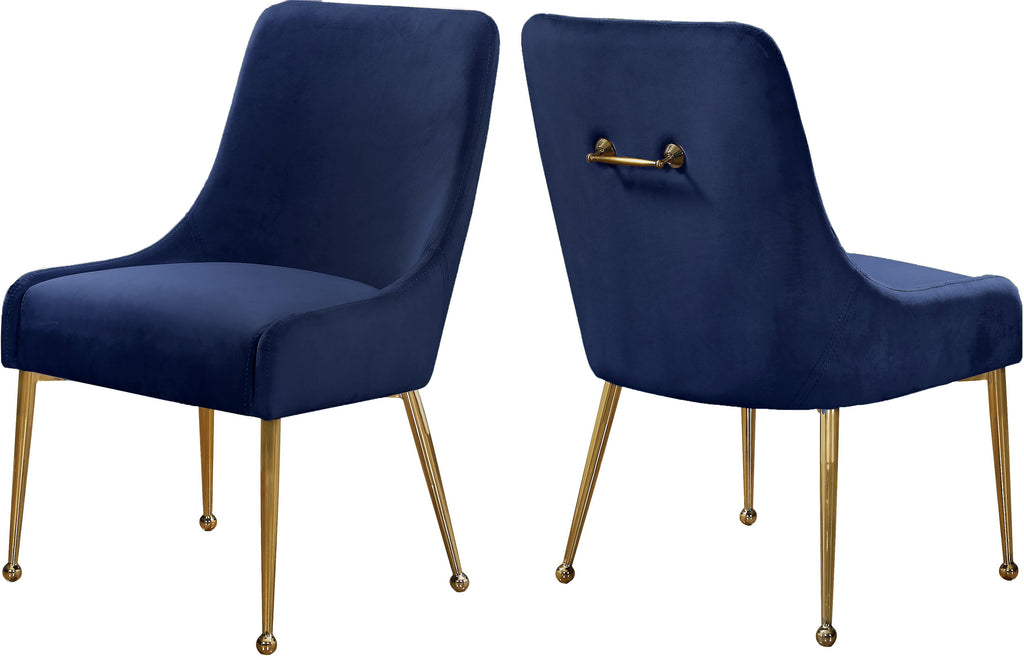 Owen Navy Velvet Dining Chair image