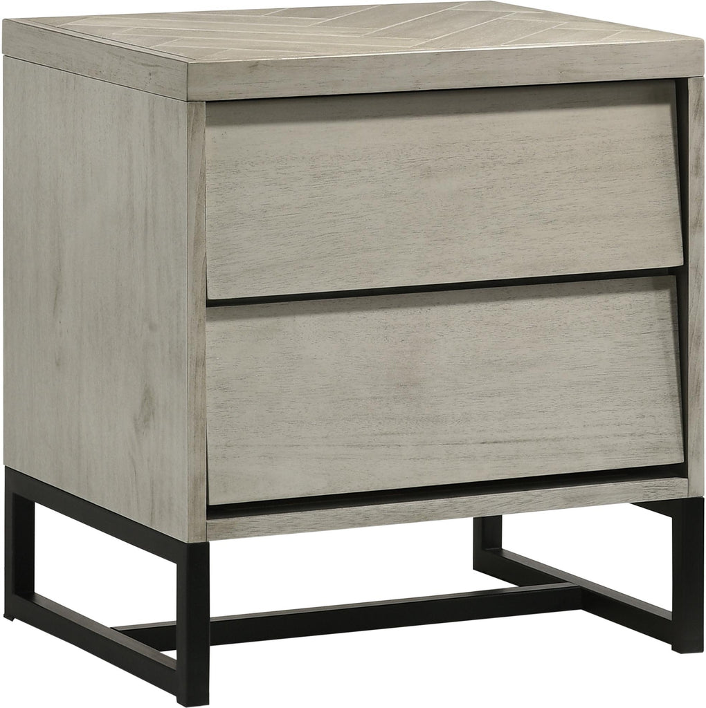 Weston Grey Stone Night Stand image