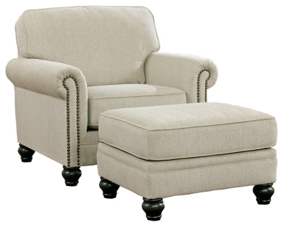 Milari Signature Design 2-Piece Chair & Ottoman Set