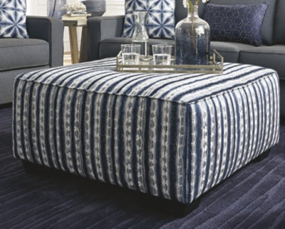 Kiessel Nuvella Benchcraft Oversized Accent Ottoman