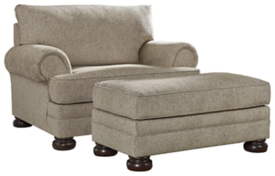 Kananwood Signature Design 2-Piece Chair & Ottoman Set