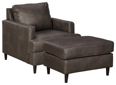 Hettinger Signature Design 2-Piece Chair & Ottoman Set