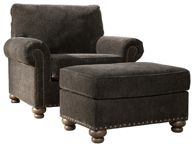 Stracelen Signature Design 2-Piece Chair & Ottoman Set