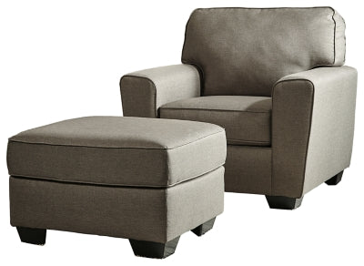 Calicho Benchcraft 2-Piece Chair & Ottoman Set