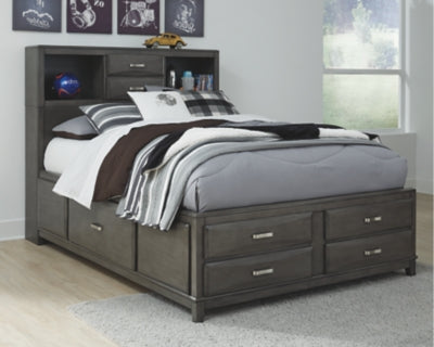 Caitbrook Signature Design by Ashley Bed with 7 Storage Drawers