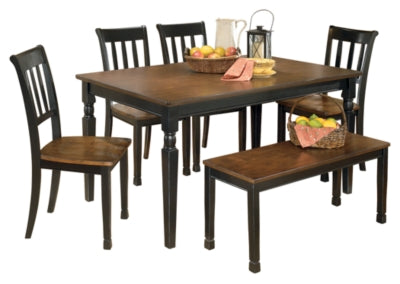 Owingsville Signature Design 6-Piece Dining Room Package