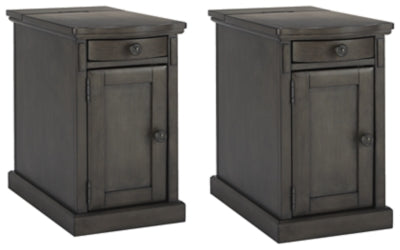 Laflorn Gray Signature Design 2-Piece End Table Set