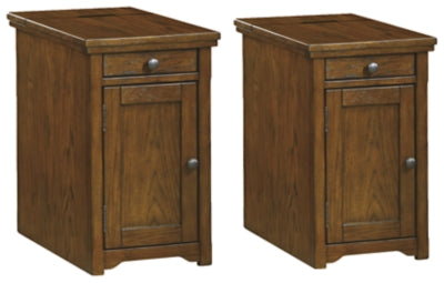 Laflorn Brown Signature Design 2-Piece End Table Set