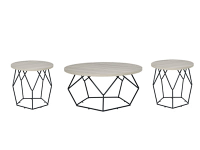 Waylowe Signature Design 3-Piece Occasional Table Set