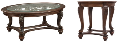 Norcastle Signature Design 2-Piece Table Set