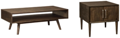 Kisper Signature Design 2-Piece Table Set